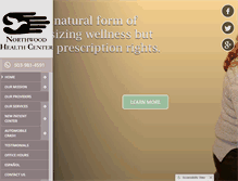 Tablet Screenshot of northwoodhealthcenter.com